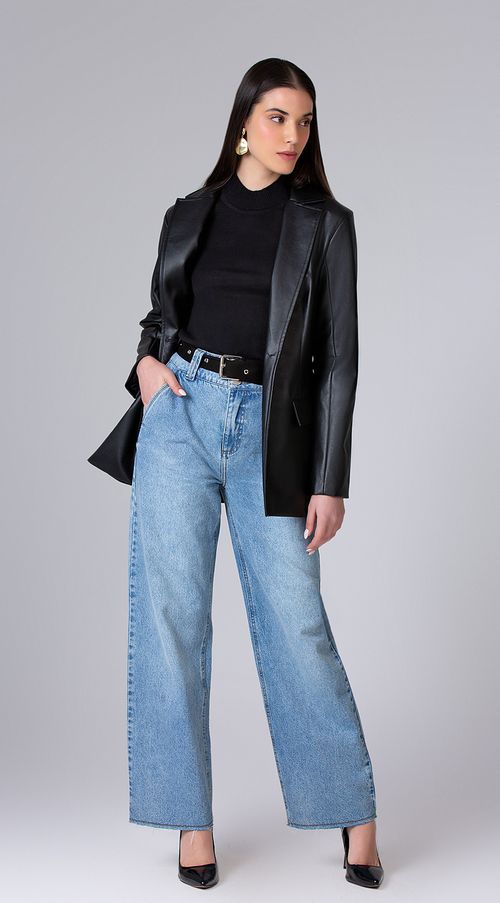 Blazer Maria.Valentina Detalhe Botão Preto
