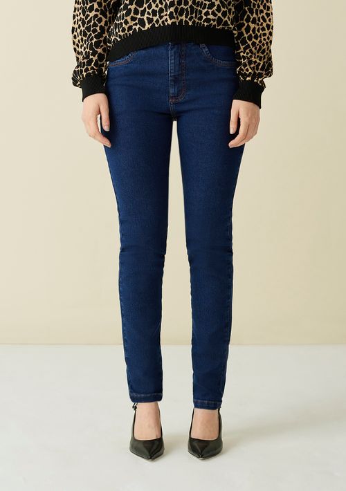 Calça Maria.Valentina Skinny M. Julia Cós Intermediário Básica Jeans