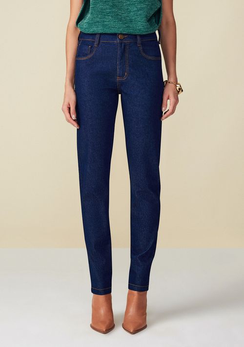 Calça Maria.Valentina Skinny M. Julia Cós Alto Básica Jeans