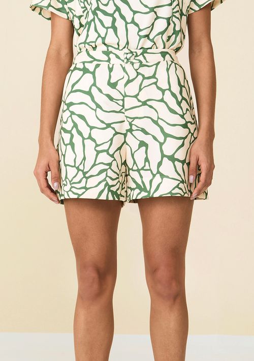 Shorts Maria.Valentina Reto Bolso Faca Cru