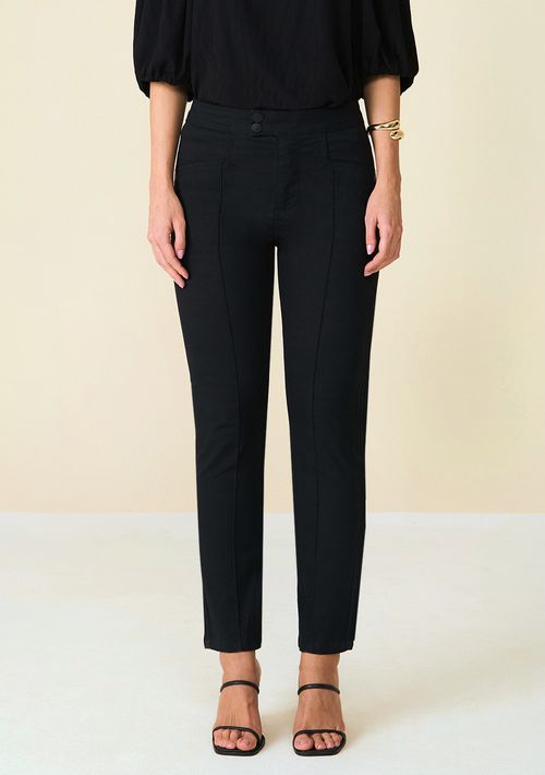 Calça Maria.Valentina Cigarrete Alta Preto