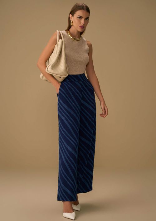 Calça Maria.Valentina Reta Alta Azul
