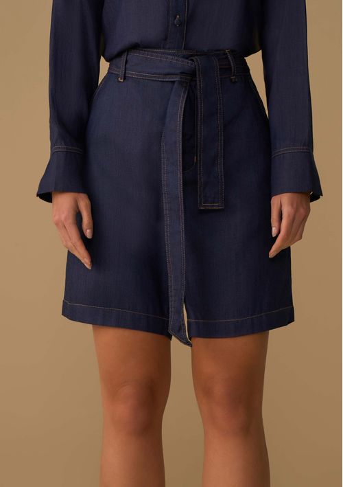 Bermuda Maria.Valentina Reta Alta Azul
