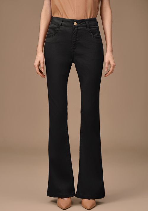 Calça Maria.Valentina Boot Cut Média Preto