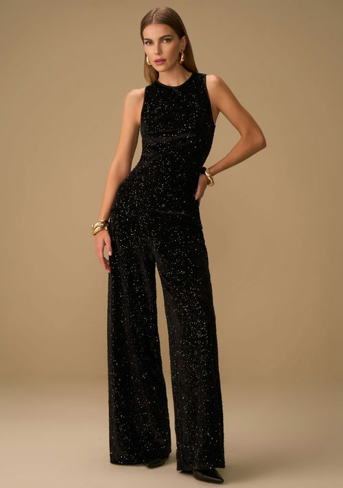 Calça Maria.Valentina Pantalona Alta Preto