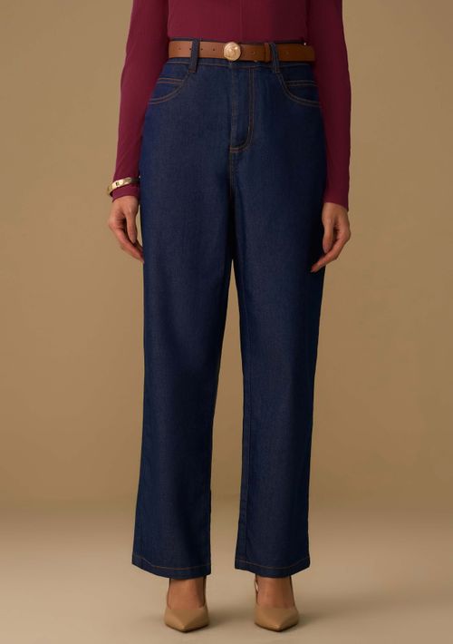 Calça Maria.Valentina Reta Média Azul