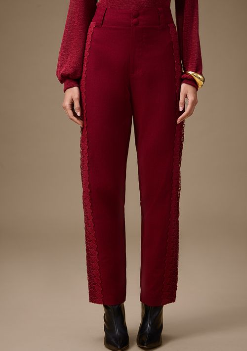 Calça Maria.Valentina Reta Alta Bordo