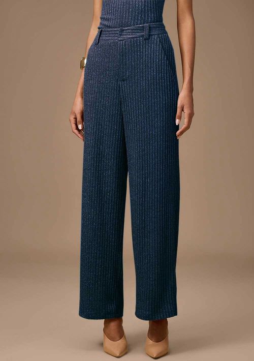 Calça Maria.Valentina Reta Alta Azul Escuro