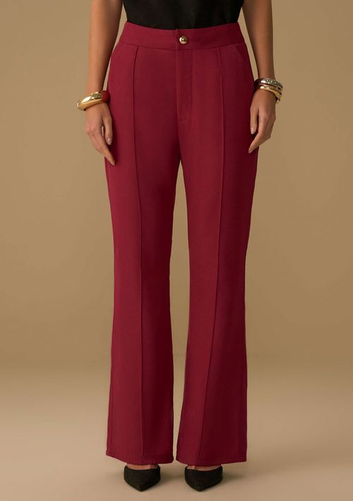 Calça Maria.Valentina Boot Cut Alta Bordo
