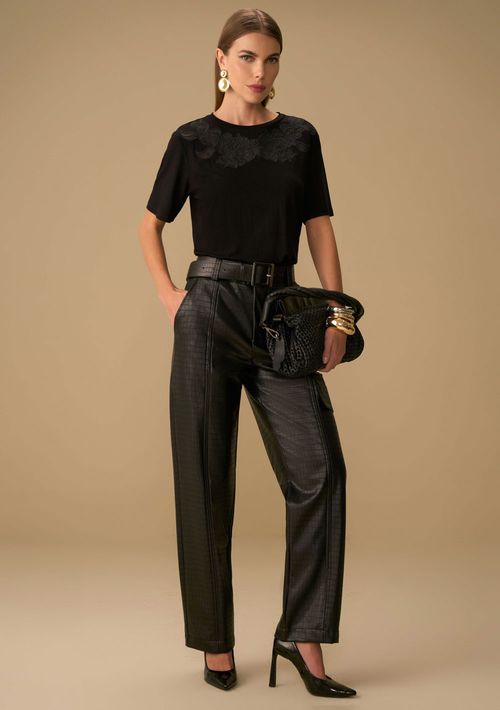 Calça Maria.Valentina Reta Alta Preto