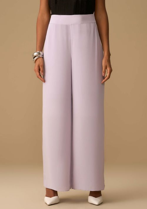 Calça Maria.Valentina Pantalona Alta Lilas