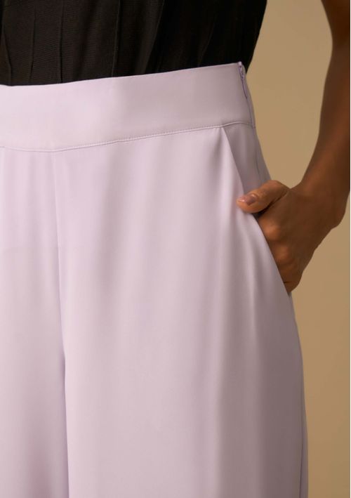 Calça Maria.Valentina Pantalona Alta Lilas