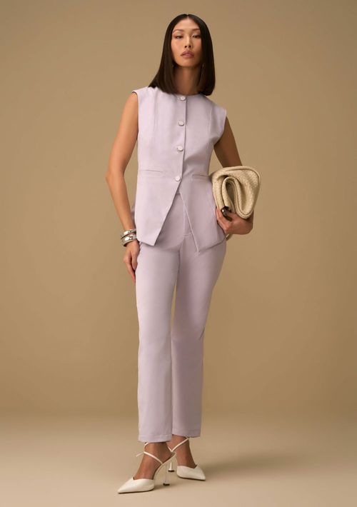 Calça Maria.Valentina Skinny Alta Lilas