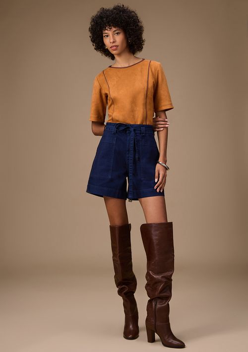 Shorts Maria.Valentina Reto Alta Azul