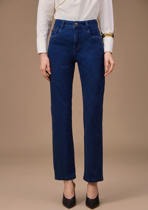 Calça Maria.Valentina Reta Alta Azul