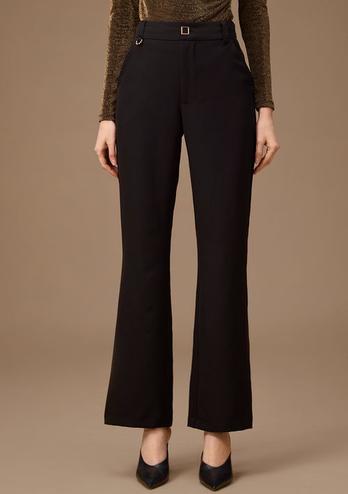 Calça Maria.Valentina Boot Cut Média Preto