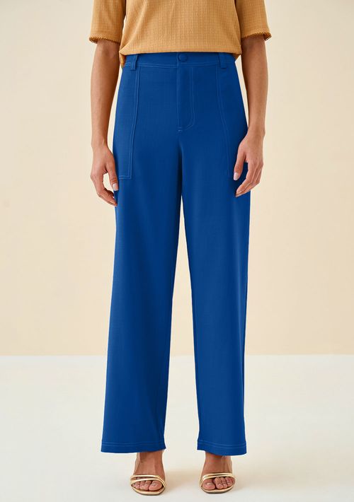 Calça Maria.Valentina Reta Alta Azul