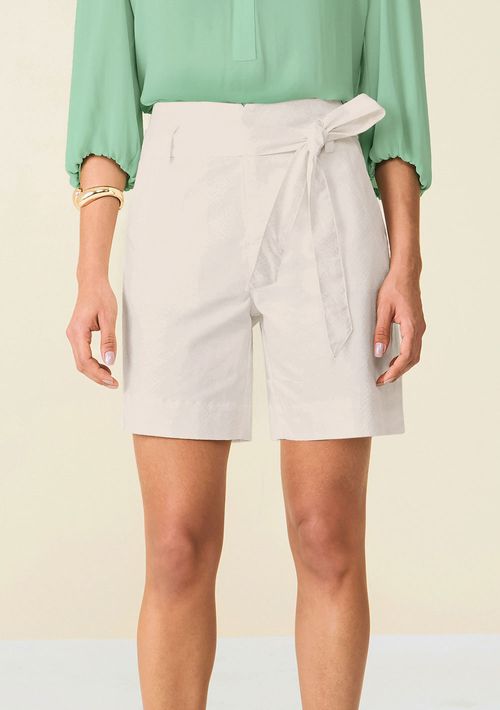Bermuda Maria.Valentina Reta Alta Off White