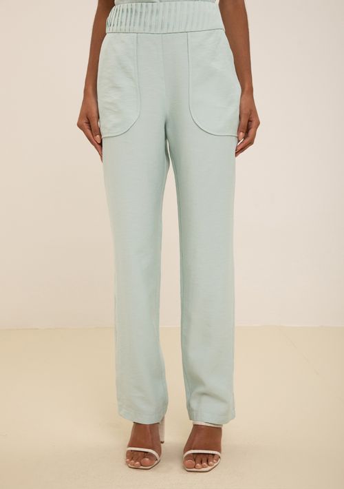 Calça Maria.Valentina Cenoura Alta Azul